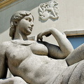Nude sculpture in the Palais de Tokyo forecourt